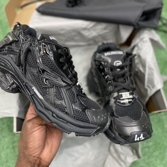 Balenciaga Runners Black Mesh - Picture 2 of 6